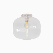 Lumivelle Sculptural Flush Mount Light – Modern Glass Ceiling Lamp